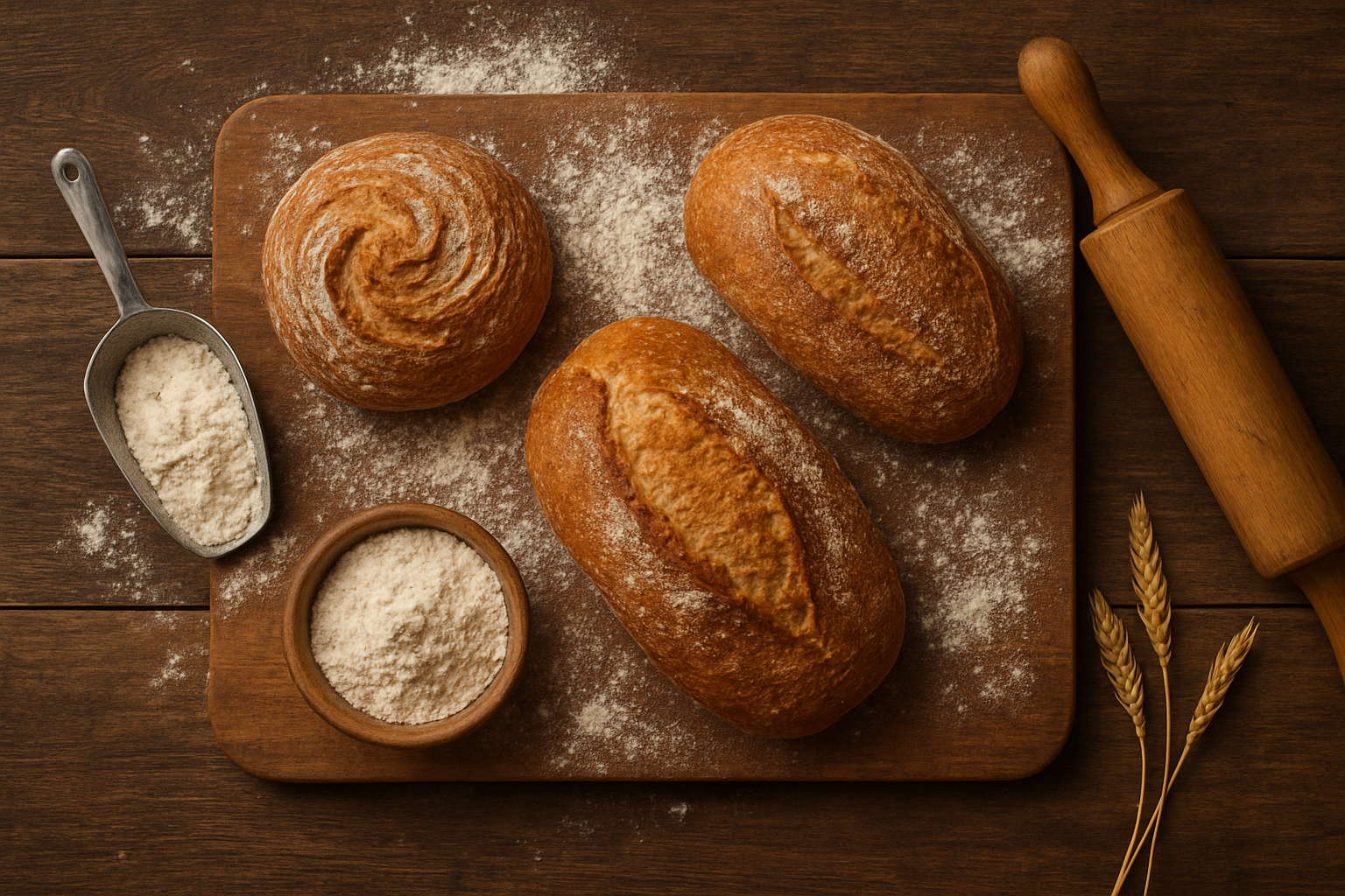 Handcrafted beeswax bread bags and kitchen accessories